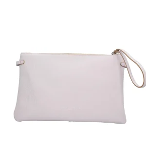 Discount Pochette in pelle con chiusura zip con polsino Donna Pochette