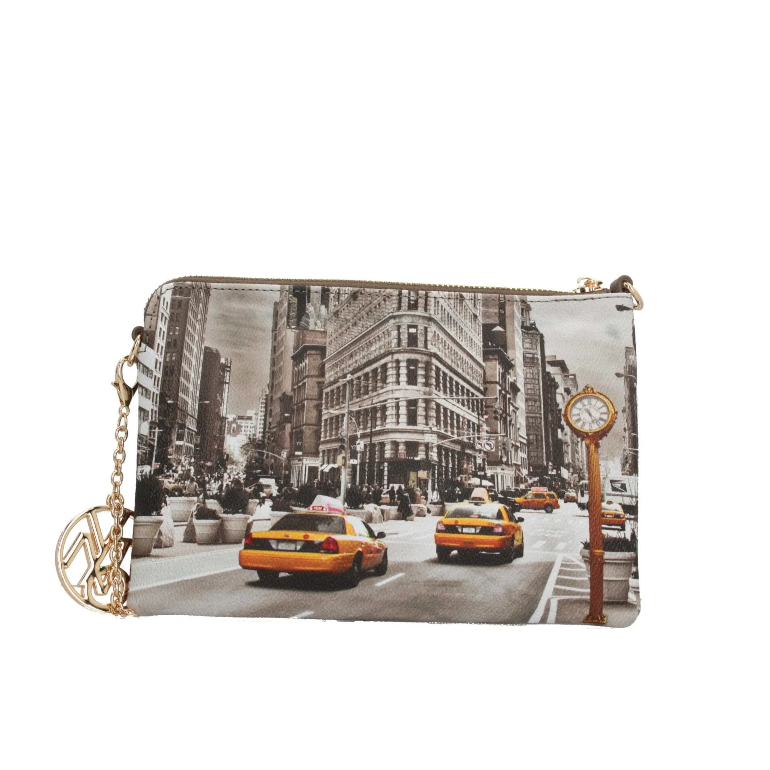 pochette_ynot_con_tracoll_5.webp Fashion Pochette YNot con tracolla a catena e chiusura a zip Donna Pochette