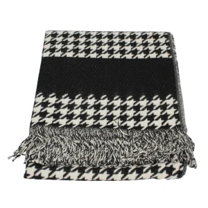 Sale Poncho in pied poule Donna Abiti