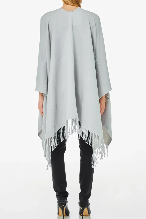 New Poncho Embossed Donna Abiti