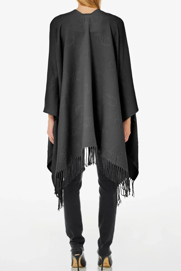 New Poncho Embossed Donna Abiti