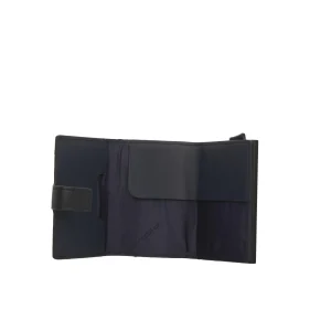 Clearance Portacarte 'Alvar' in Pelle e Alluminio di Uomo Portatessere