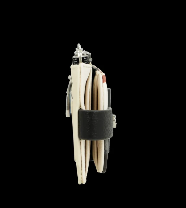 New Portafoglio elegante e compatto con chiusura a bottone Donna Portatessere