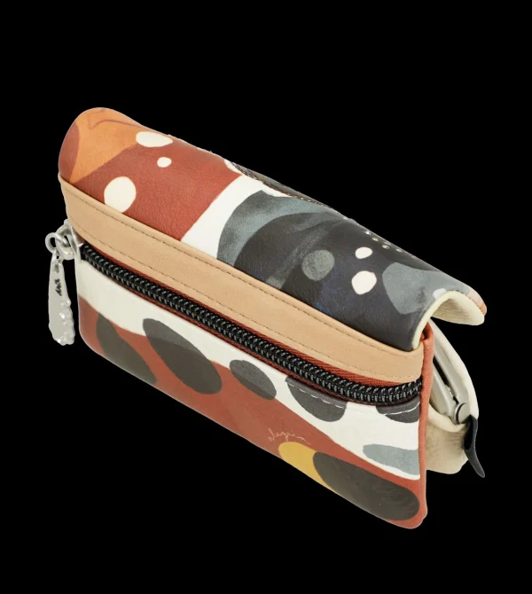 Discount Portafoglio compatto con chiusura a patta e design raffinato Donna Portatessere