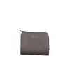 Clearance Portafoglio Compatto in Ecopelle con Chiusura Zip Donna Portafogli
