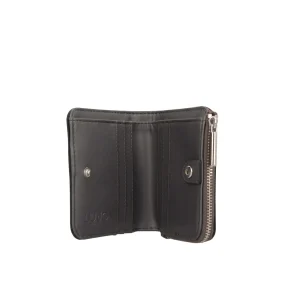 Clearance Portafoglio Compatto in Ecopelle con Chiusura Zip Donna Portafogli