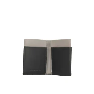 Clearance Portafoglio in pelle con dettagli a contrastro Uomo Portafogli