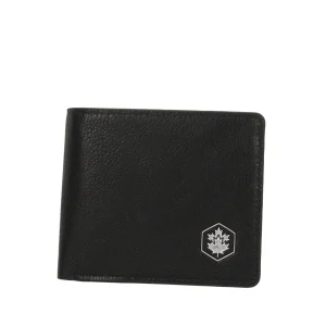 Outlet Portafoglio in pelle con logo Uomo Portafogli