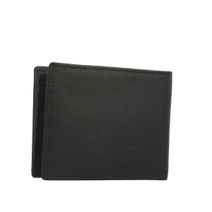 Outlet Portafoglio in pelle saffiano con chiusura a zip Uomo Portafogli