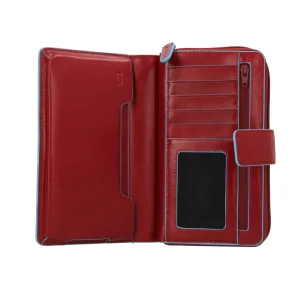 Outlet Portafoglio Piqaudro con portamonete Blue Square Donna Portafogli