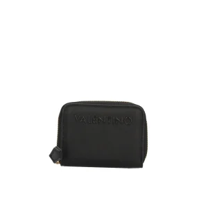 Clearance Portafoglio in Nappa con Chiusura Zip e Logo in Gomma Donna Portafogli
