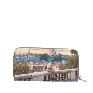 Clearance Portafoglio Y Not Capiente con Chiusura a Zip Donna Portafogli
