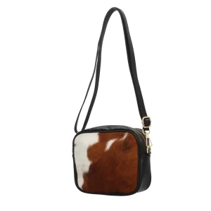 Fashion Saponetta con fantasie animalier in pelle Donna Borse A Tracolla