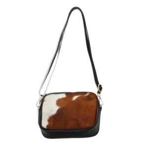 Fashion Saponetta con fantasie animalier in pelle Donna Borse A Tracolla
