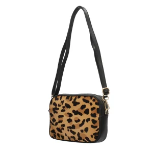 Fashion Saponetta con fantasie animalier in pelle Donna Borse A Tracolla