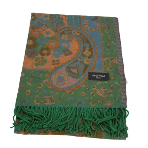Discount Sciarpa con motivo paisley e frange Mimi Mua Donna Foulard E Sciarpe