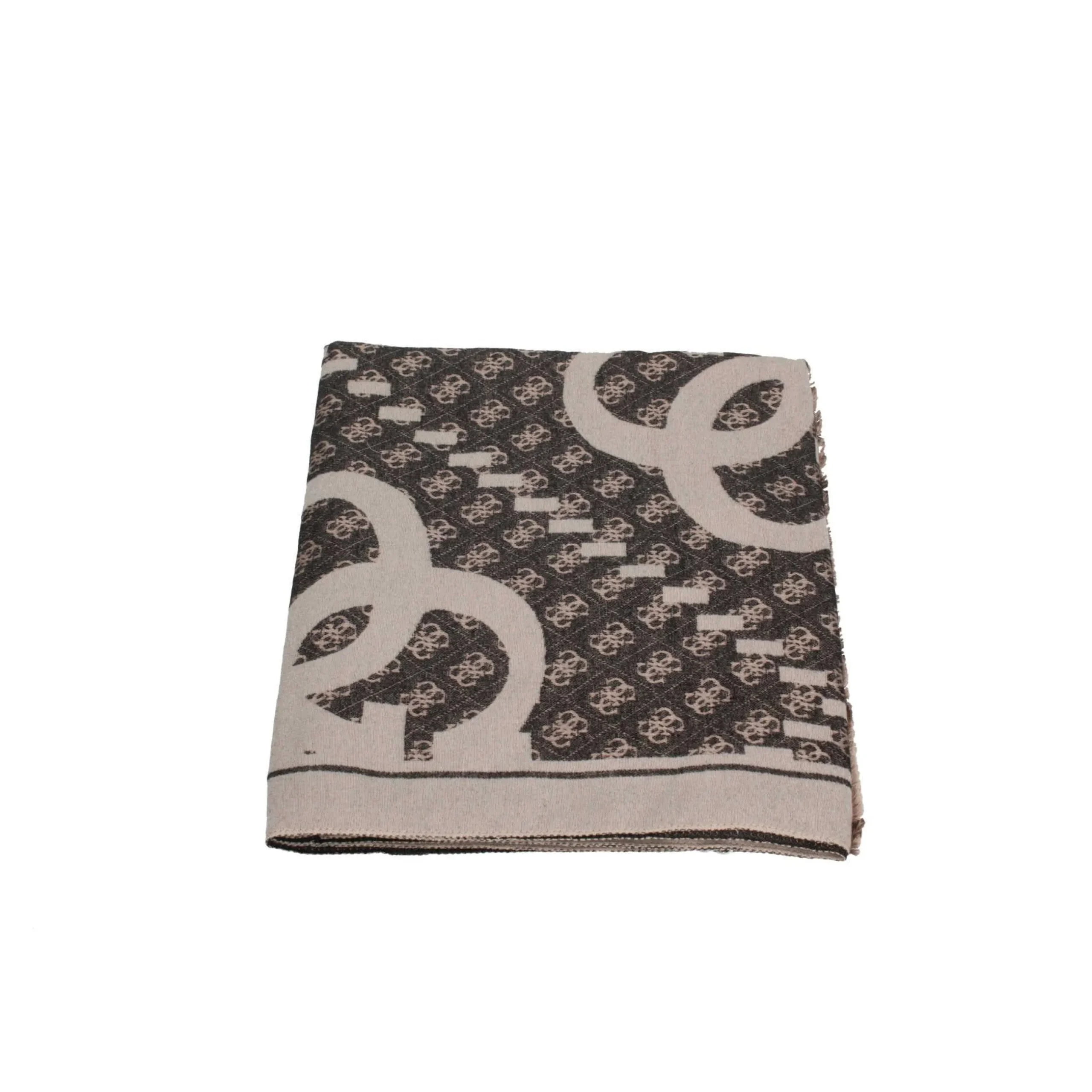sciarpa_guess_con_motivo__0.webp Outlet Sciarpa con motivo monogramma Donna Foulard E Sciarpe