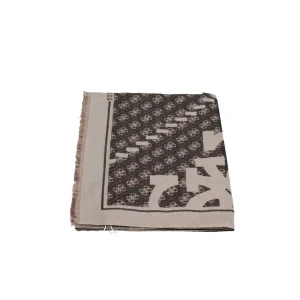Outlet Sciarpa con motivo monogramma Donna Foulard E Sciarpe
