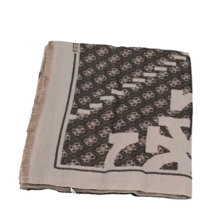 Outlet Sciarpa con motivo monogramma Donna Foulard E Sciarpe