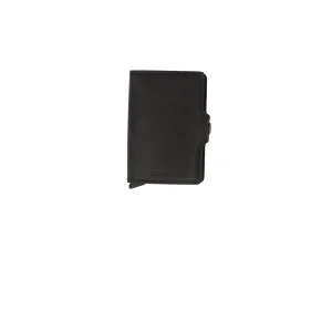 Online Miniwallet in Pelle Verde Scuro con Protezione RFID Uomo Portatessere