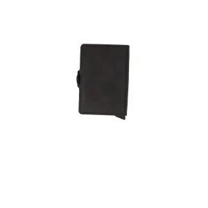 Online Miniwallet in Pelle Verde Scuro con Protezione RFID Uomo Portatessere