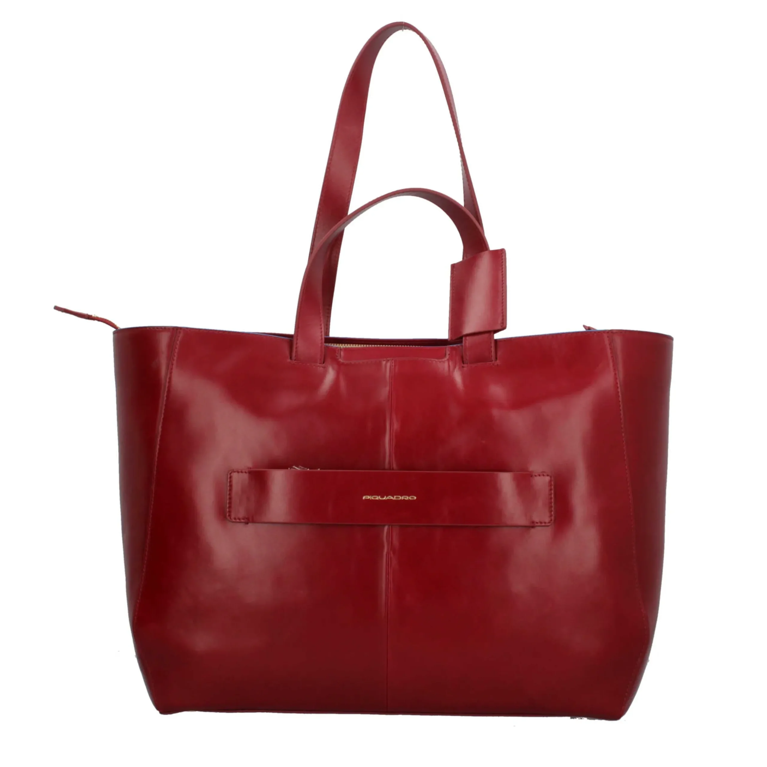 tote_bag_piquadro_in_pell_3.webp New Tote bag in pelle per laptop 15,6" con protezione RFID Donna Borse A Mano