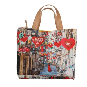 New Tote Bag Y Not Napoli Love Donna Borse Shopping