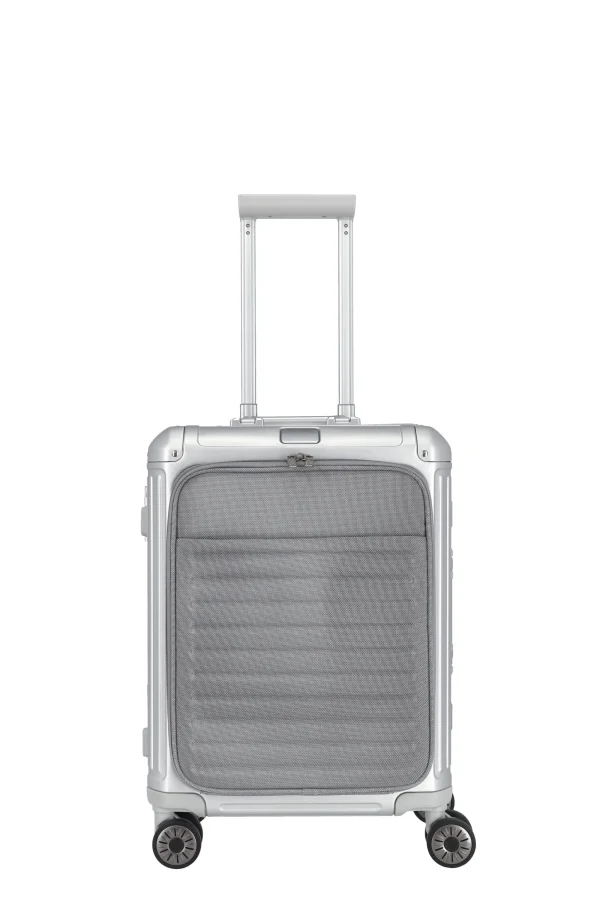 Outlet Valigia bagaglio a mano Next S+ in alluminio con TSA e tasca laptop Trolley Cabina