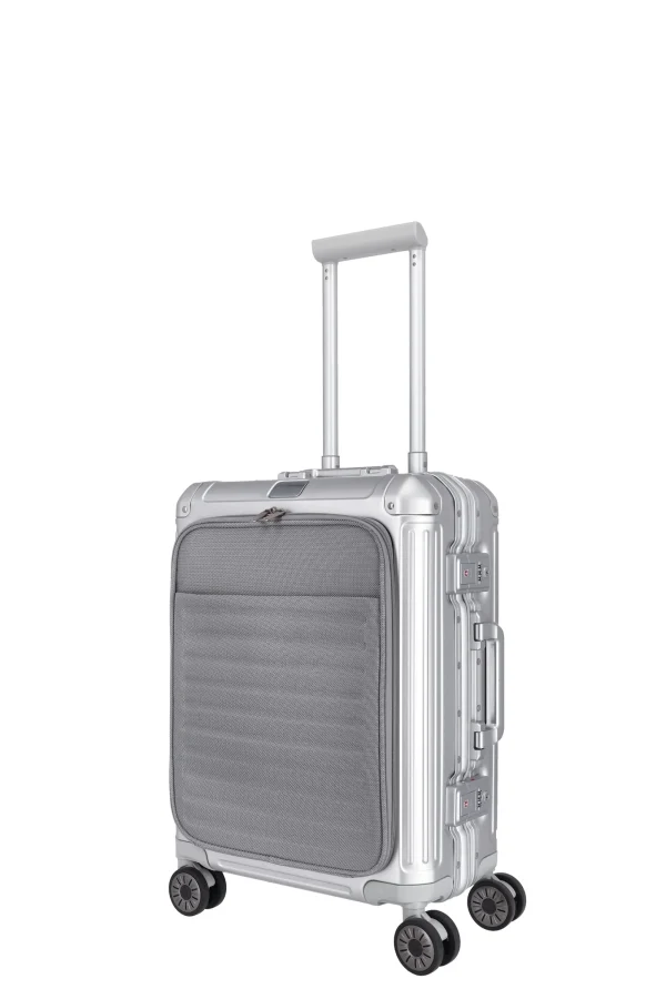Outlet Valigia bagaglio a mano Next S+ in alluminio con TSA e tasca laptop Trolley Cabina