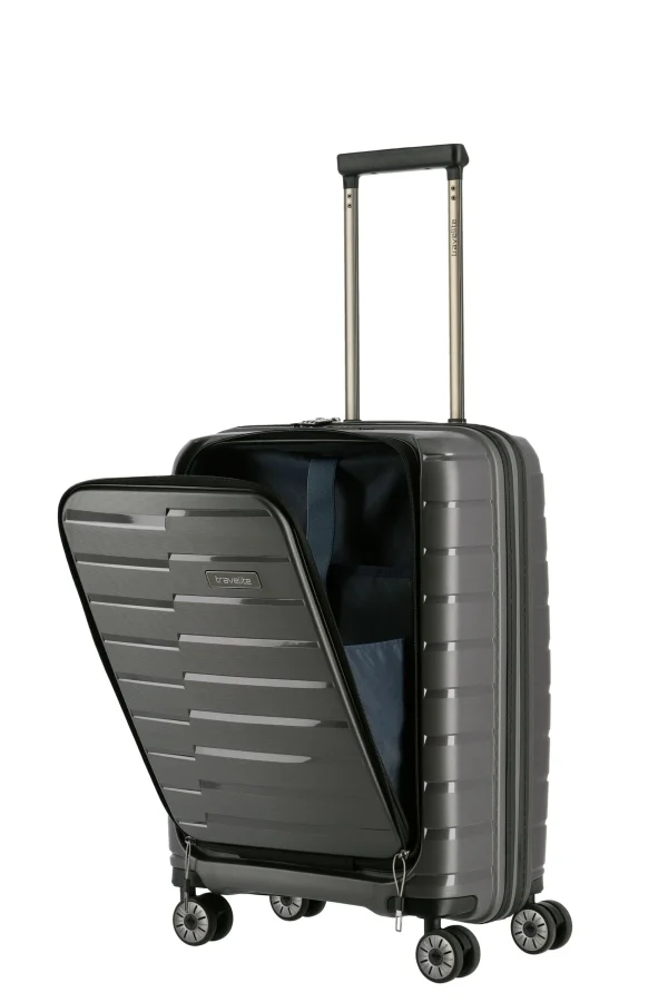 Hot Valigia bagaglio a mano Air Base S+ con tasca frontale e TSA Trolley Cabina