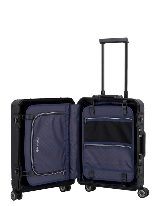 Fashion Valigia bagaglio a mano Next S in alluminio con TSA e ruote doppie Trolley Cabina