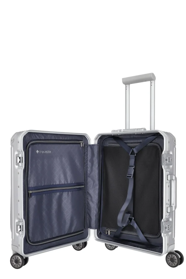 Outlet Valigia bagaglio a mano Next S+ in alluminio con TSA e tasca laptop Trolley Cabina