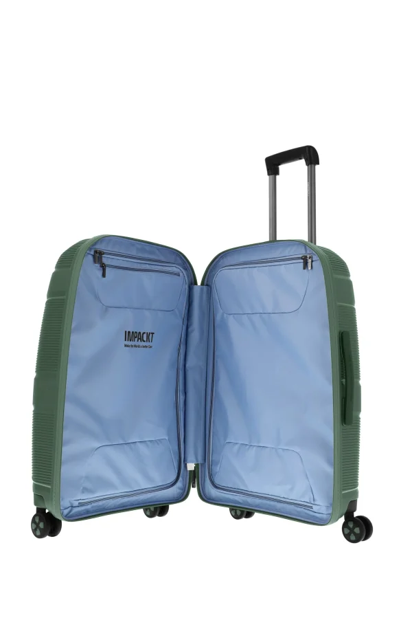 New Valigia rigida Impackt M con chiusura TSA, ruote Click & Roll e capacità 73L Trolley Medio