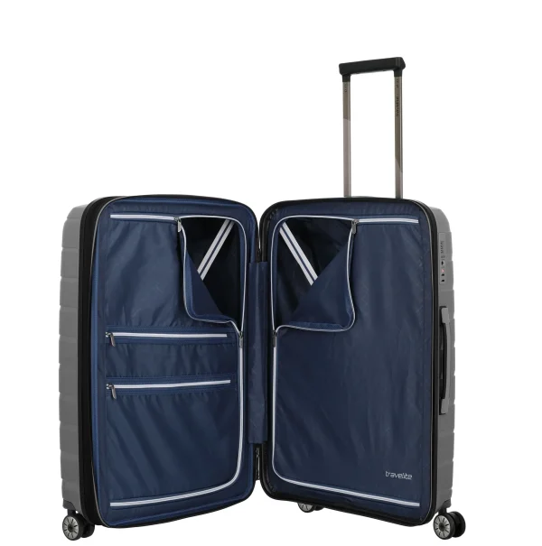 Sale Valigia rigida Air Base M espandibile con TSA e ruote doppie Trolley Medio