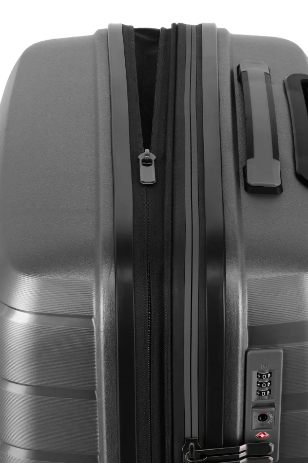 Sale Valigia rigida Air Base M espandibile con TSA e ruote doppie Trolley Medio