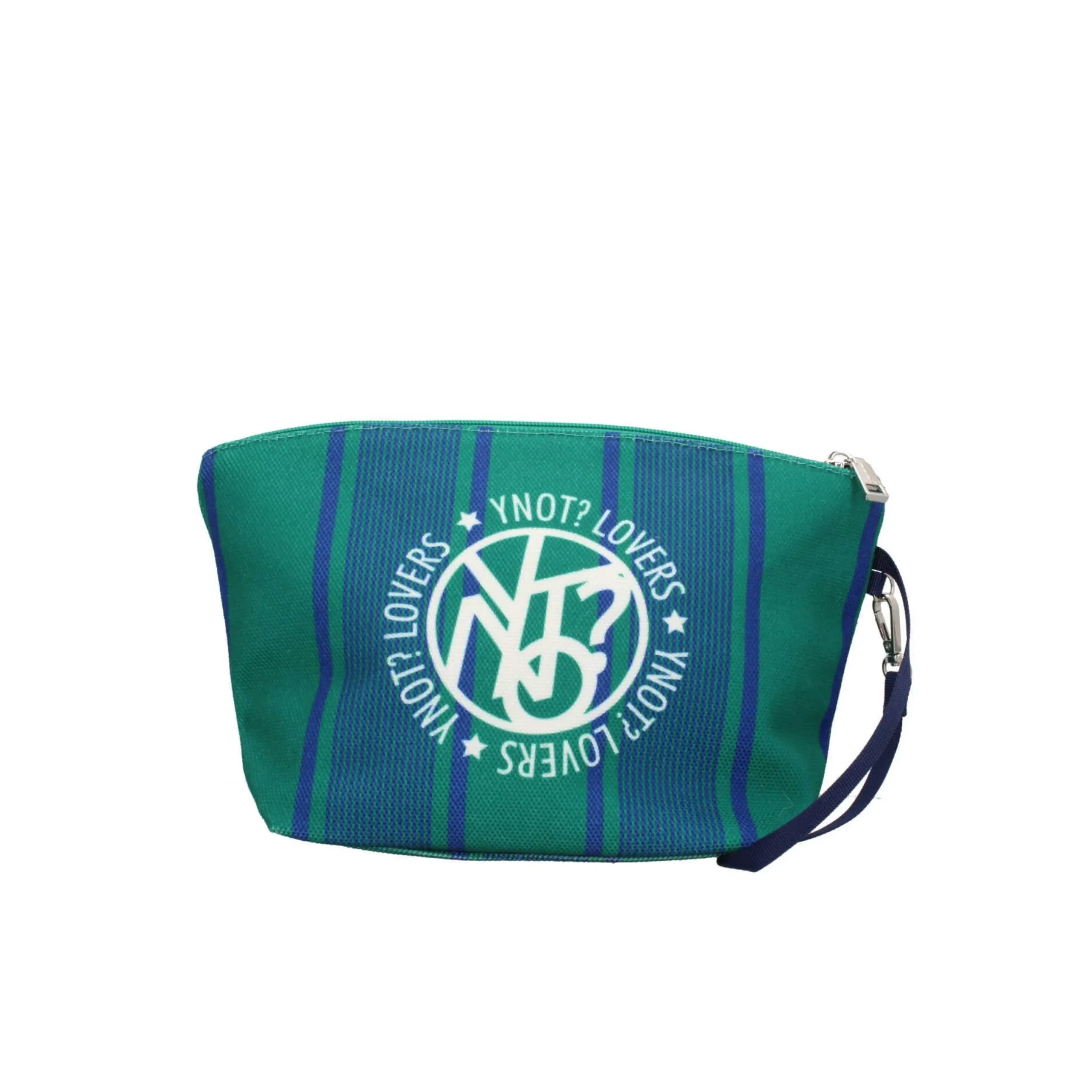 y_not_pochette_a_strisce__0.webp Sale Y Not Pochette a Strisce con Dettaglio Logo Donna Beauty Case