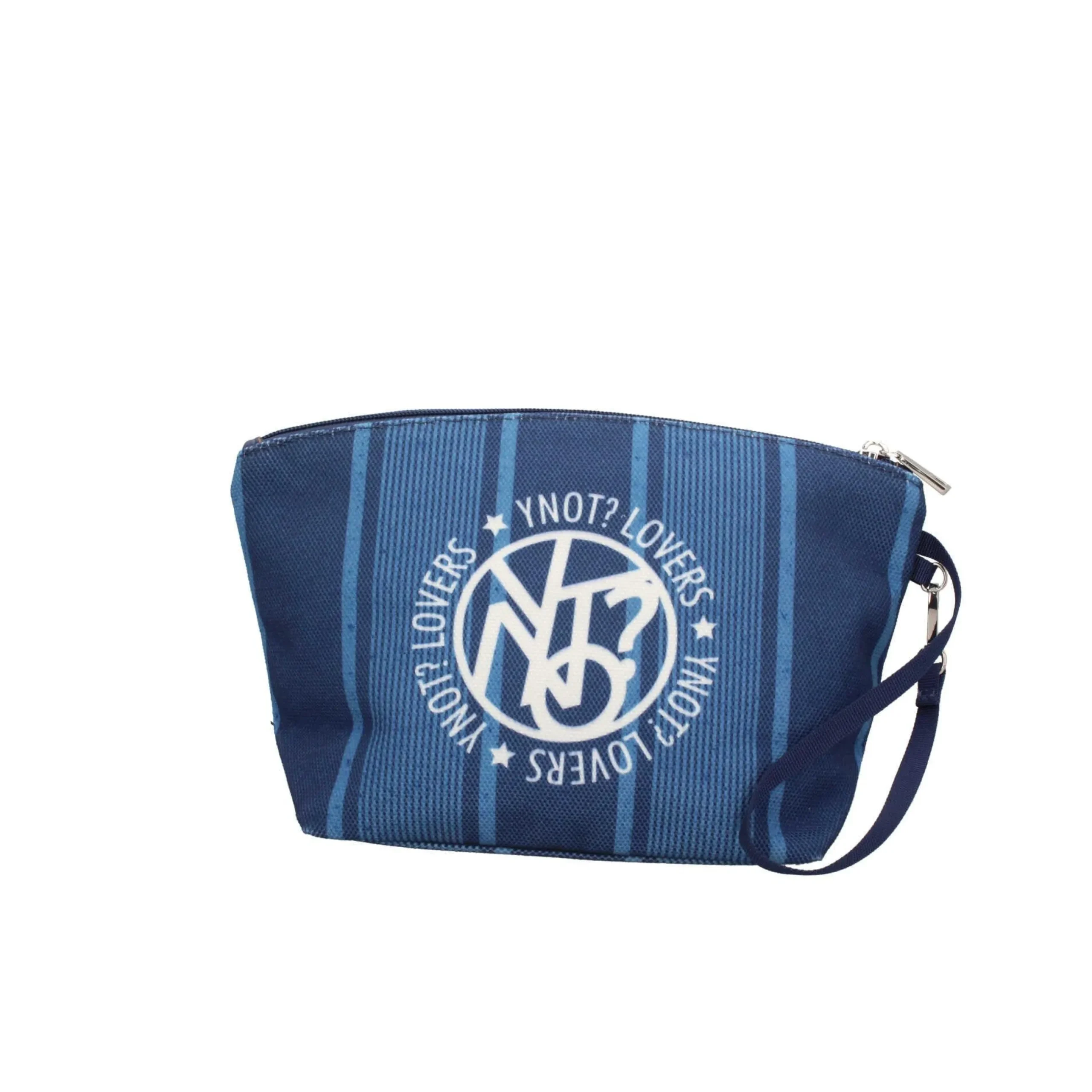 y_not_pochette_a_strisce__5.webp Sale Y Not Pochette a Strisce con Dettaglio Logo Donna Beauty Case