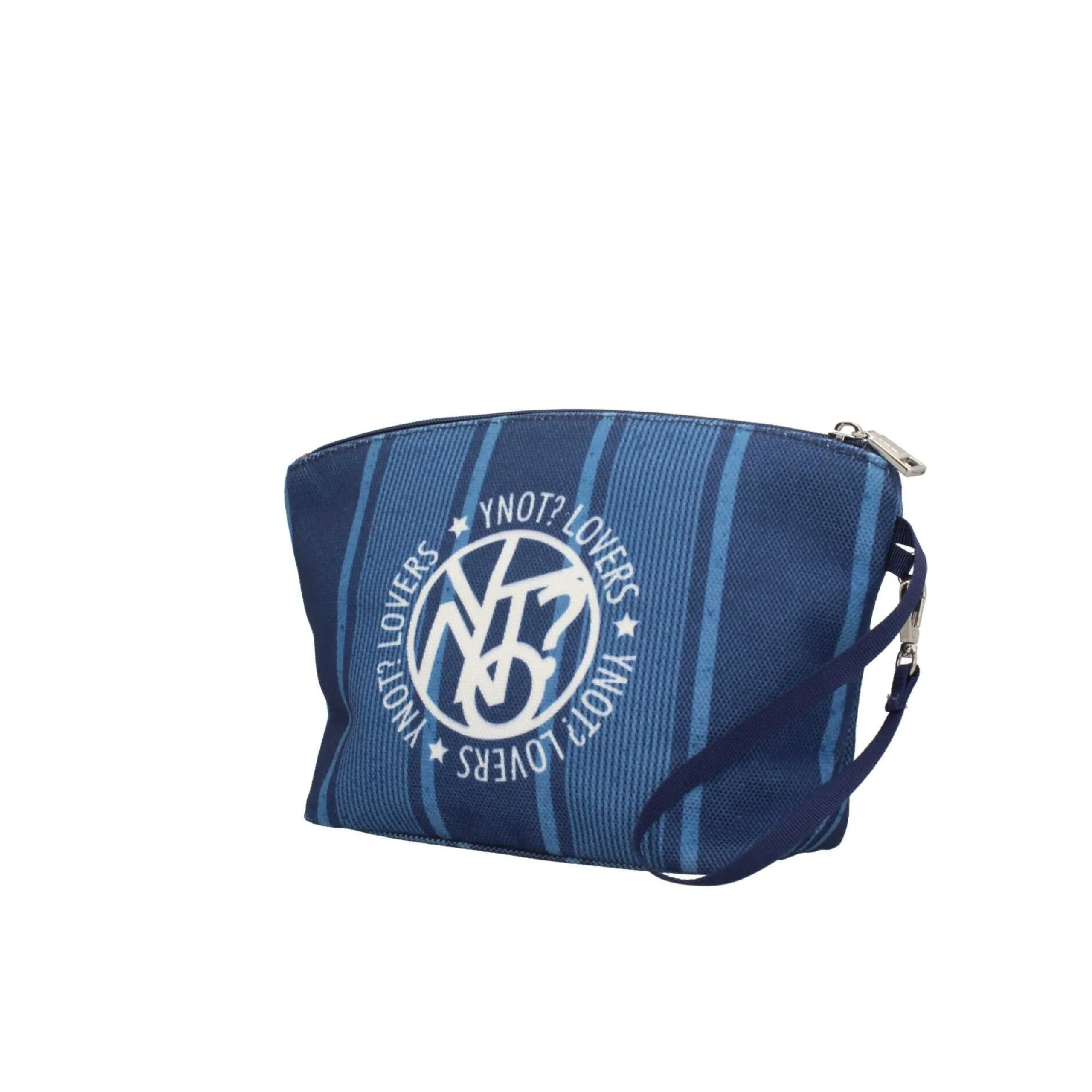 y_not_pochette_a_strisce__6.webp Sale Y Not Pochette a Strisce con Dettaglio Logo Donna Beauty Case