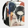 Hot Zaino capiente con stampa artistica e design ergonomico Donna Zaini