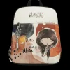 Clearance Zaino compatto con design artistico e dettagli raffinati Donna Zaini