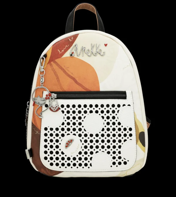 Best Zaino compatto con tasca traforata e charm decorativo Donna Zaini