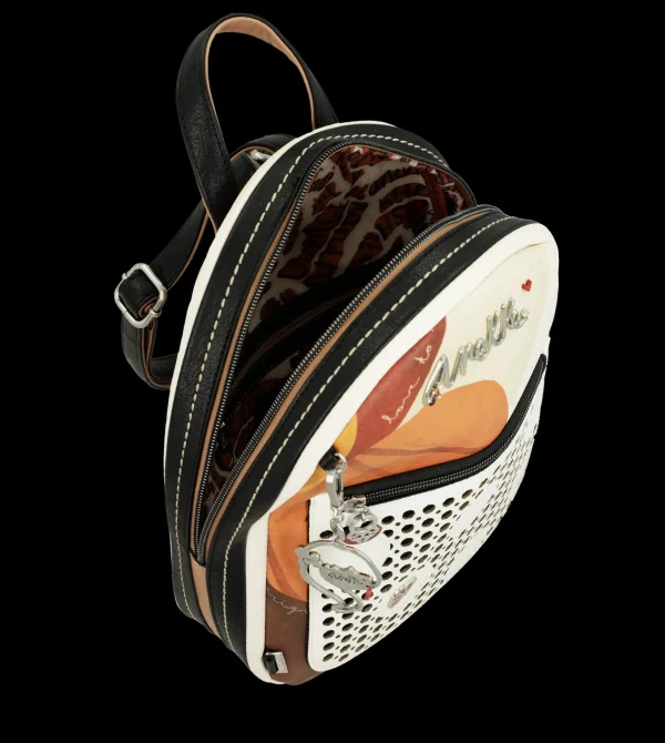 Best Zaino compatto con tasca traforata e charm decorativo Donna Zaini