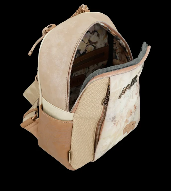 Hot Zaino compatto ed elegante con dettagli intrecciati Donna Zaini