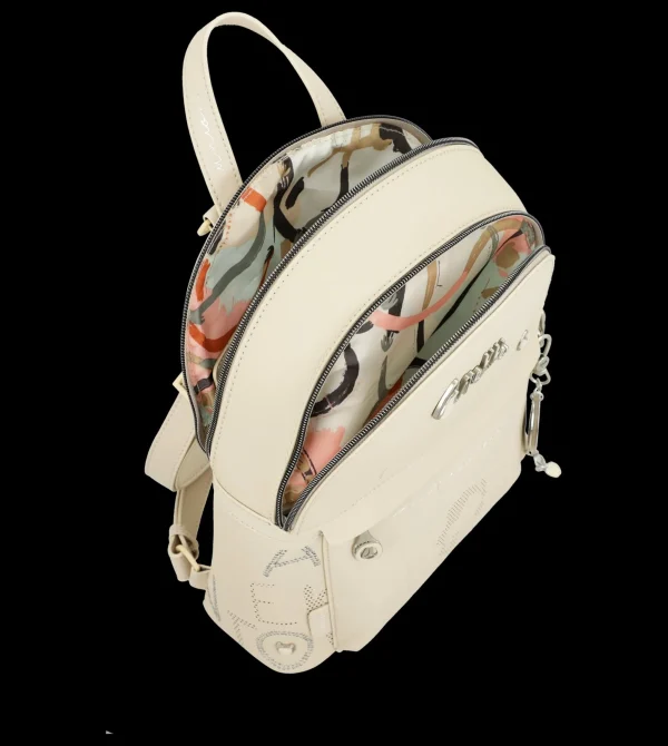 Clearance Zaino con dettagli traforati e tasca frontale Donna Zaini