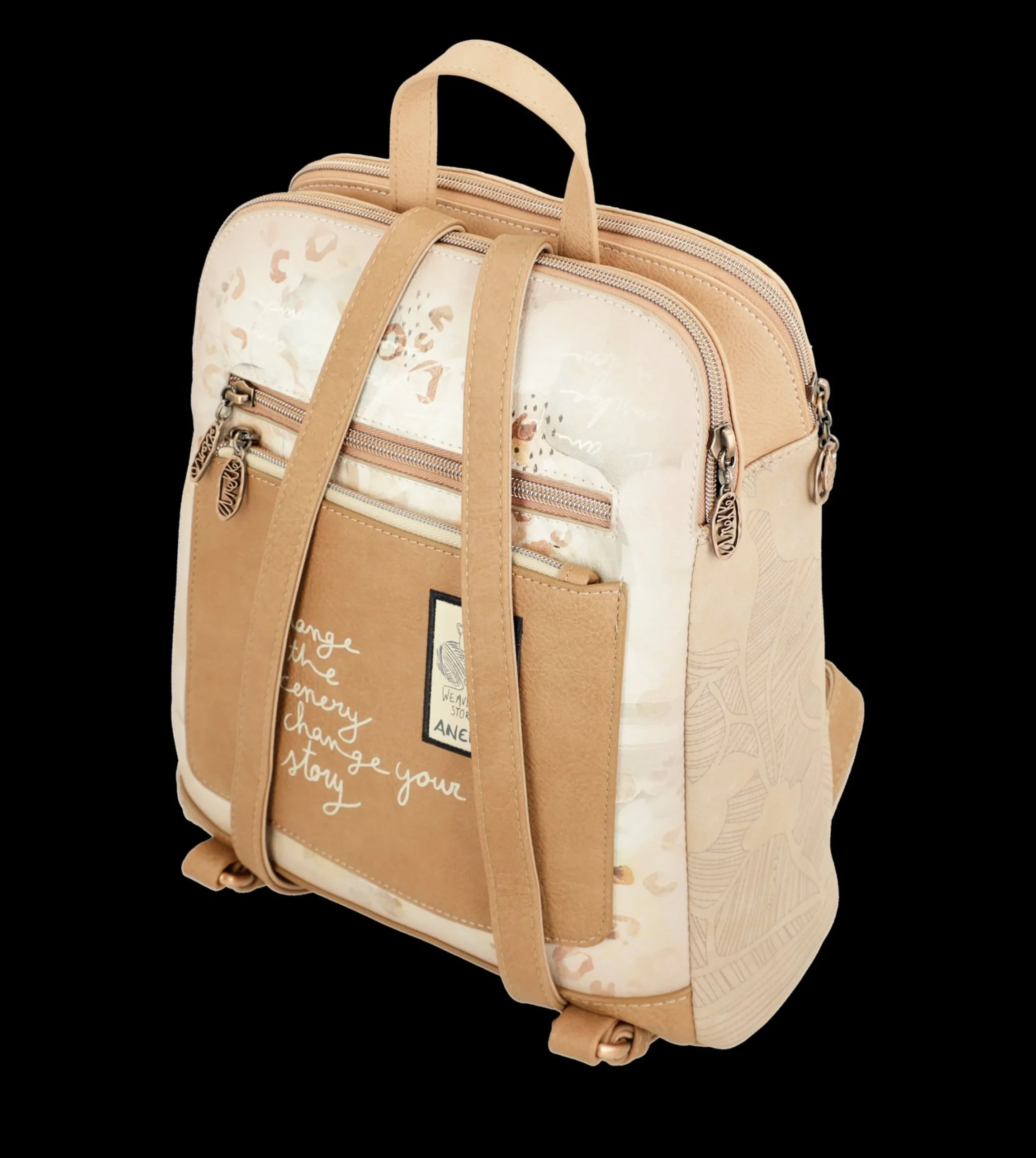 zaino_anekke_elegante_e_f_4.webp Outlet Zaino elegante e funzionale con tasca frontale e spallacci regolabili Donna Zaini