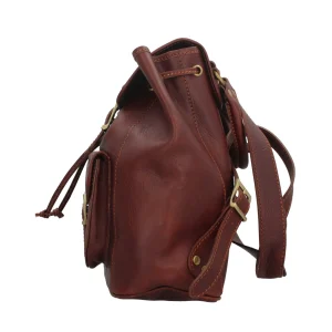 Online Zaino con chiusura con fibia in vera pelle Donna Zaini