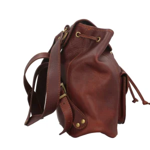 Online Zaino con chiusura con fibia in vera pelle Donna Zaini