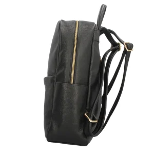 New Zaino con chiusura zip in vera pelle Donna Zaini