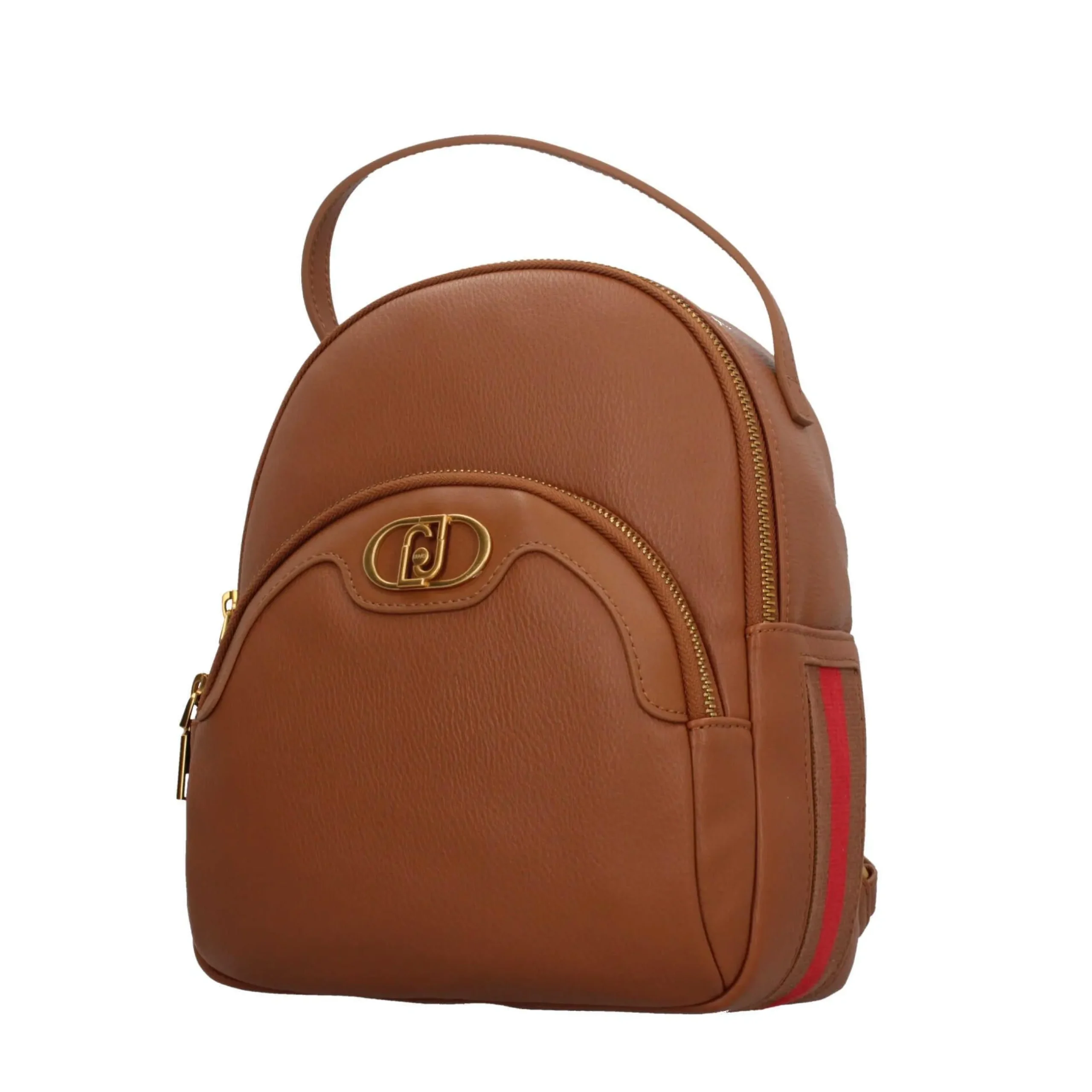 zaino_da_donna_in_ecopell_1.webp Fashion Zaino da donna in ecopelle con logo e tasca frontale Donna Zaini