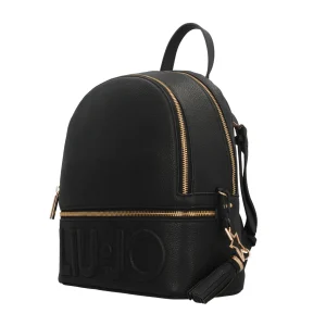Online Zaino Donna con Logo in Rilievo e Charm Decorativo Donna Zaini